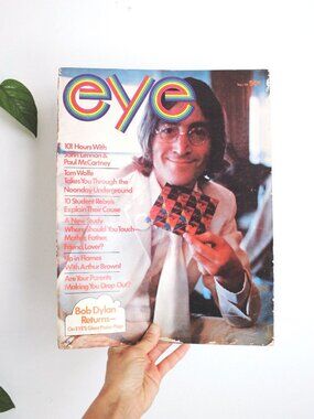 Eye Magazine September 1968 Issue John Lennon Cover Vintage Youth Culture Music